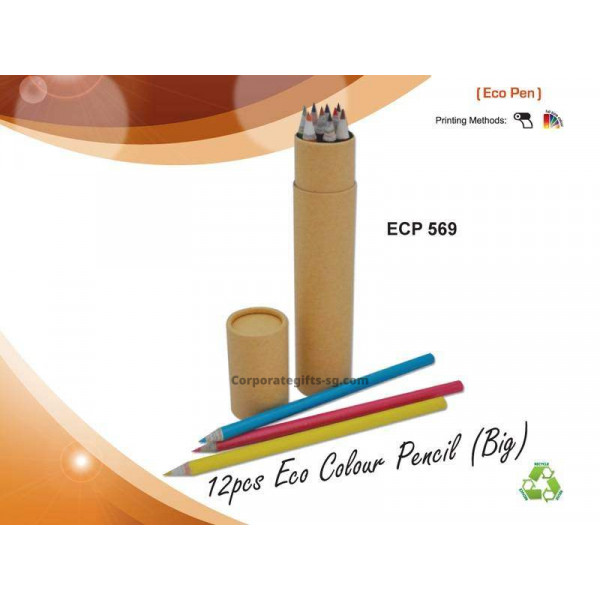 ECP 569 12pcs Eco Colour Pencil (Big) [Eco Pen]